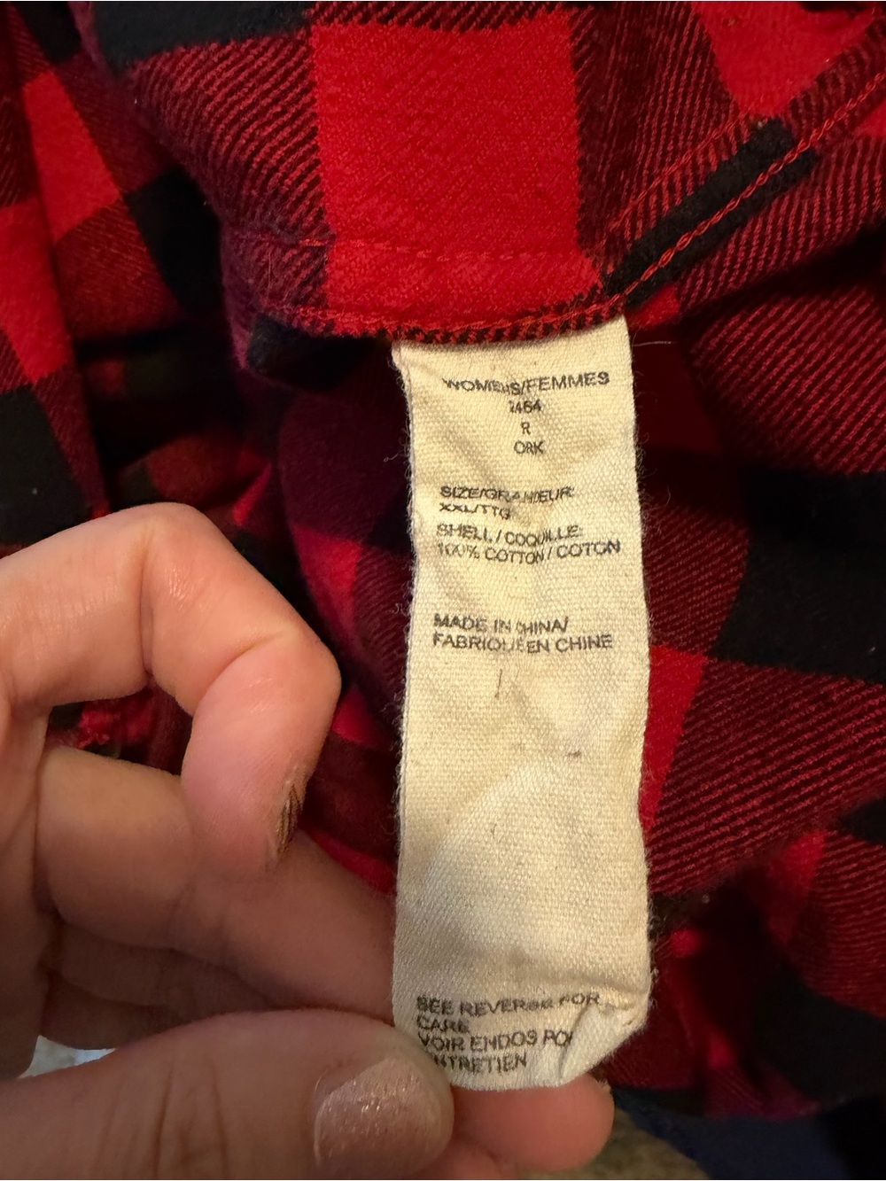 Woolrich flannel buffalo plaid button down 100% cotton long sleeve shirt XXL - Picture 3 of 8